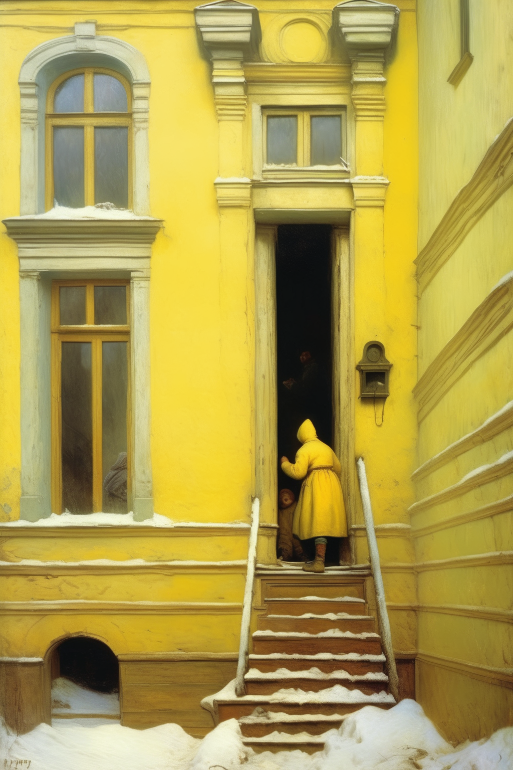 00669-3807892569-_lora_Vasily Vereshchagin Style_1_Vasily Vereshchagin Style - 1865 Yellow. Gloomy St. Petersburg. One young student climbs the s.png